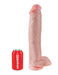 Pipedream - King Cock - Dildo met Balzak - 38 cm - Lichte Huidskleur-Erotiekvoordeel.nl