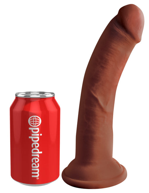 Pipedream - King Cock - Triple Density Dildo met Balzak - 16,5 cm - Ook voor strap-on-Erotiekvoordeel.nl