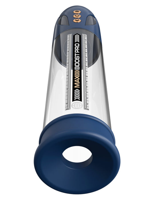 Pipedream - Pump Worx Max Boost Pro Flow - Blauw/Transparant-Erotiekvoordeel.nl