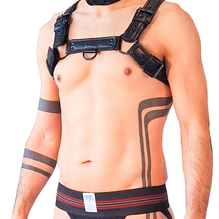 Brutus Vegan Puppy Harnas - Zwart-Erotiekvoordeel.nl