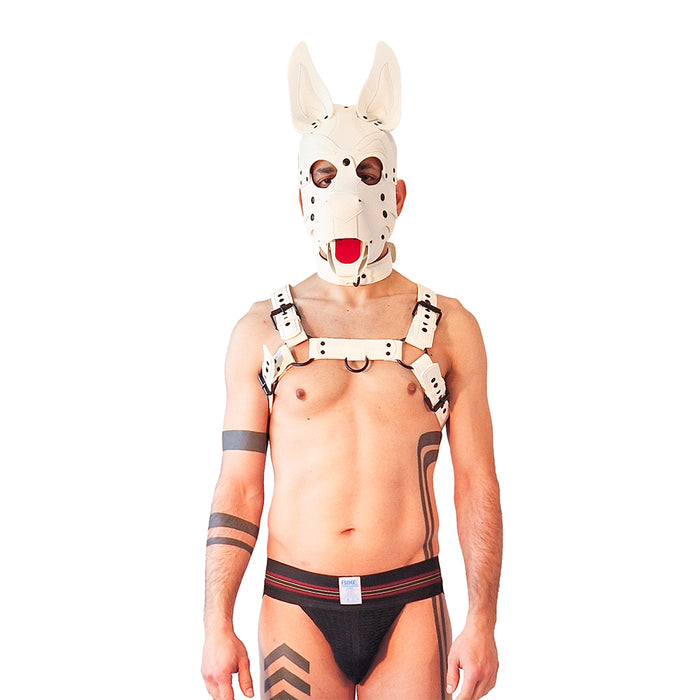 Brutus Vegan Puppy Harnas - Wit-Erotiekvoordeel.nl