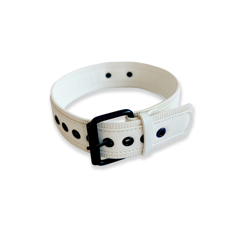 Brutus Vegan Puppy Collar - Wit-Erotiekvoordeel.nl