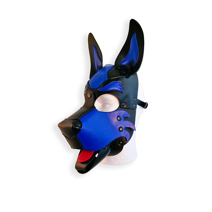 Brutus Vegan Puppy Hood - Zwart/Blauw-Erotiekvoordeel.nl