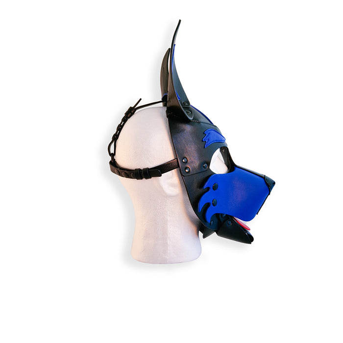 Brutus Vegan Puppy Hood - Zwart/Blauw-Erotiekvoordeel.nl