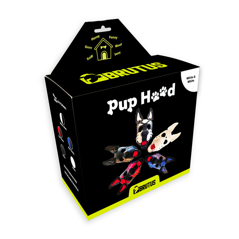Brutus Vegan Puppy Hood - Wit-Erotiekvoordeel.nl