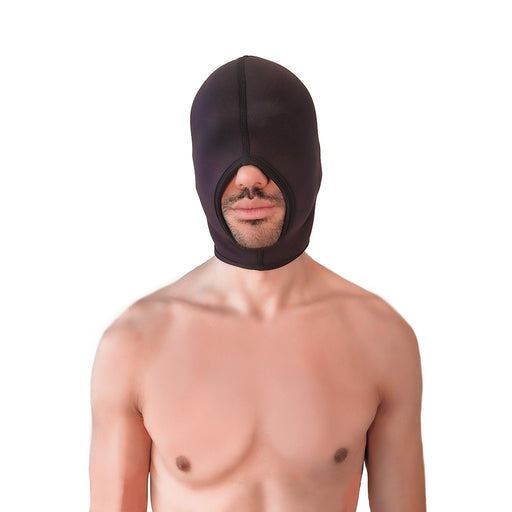 Brutus - Neoprene Blind Face Fucker Hood - Zonder Oogopeningen - Zwart-Erotiekvoordeel.nl