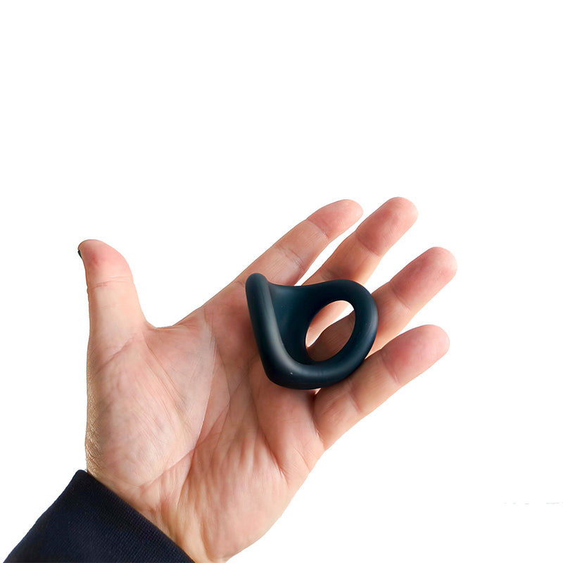 Brutus - Gemini - Ultrazachte Dubbele Cockring - Zwart-Erotiekvoordeel.nl