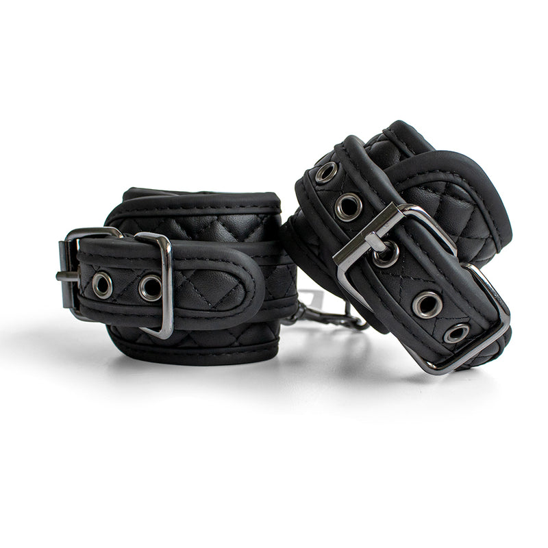 SODORRA Vegan + Neo Polsboeien - Zwart-Erotiekvoordeel.nl