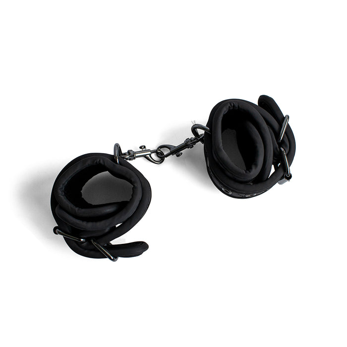 SODORRA Vegan + Neo Polsboeien - Zwart-Erotiekvoordeel.nl