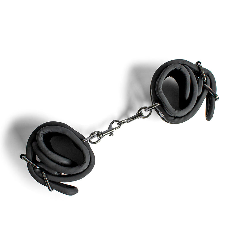 SODORRA Vegan + Neo Polsboeien - Zwart-Erotiekvoordeel.nl