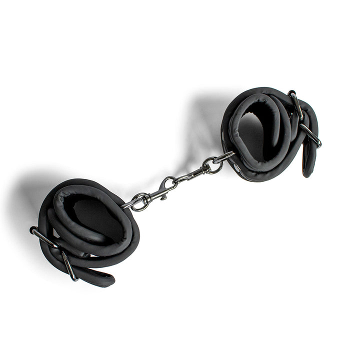 SODORRA Vegan + Neo Polsboeien - Zwart-Erotiekvoordeel.nl