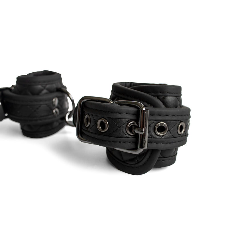 SODORRA Vegan + Neo Polsboeien - Zwart-Erotiekvoordeel.nl