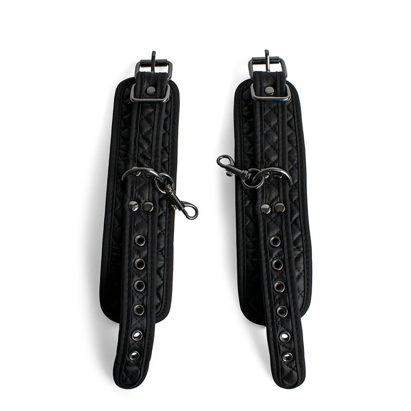 SODORRA Vegan + Neo Polsboeien - Zwart-Erotiekvoordeel.nl