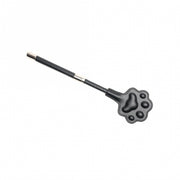 665 Vegan - Quad Paardrijzweepje - Crop - Met vier verwisselbare tips - Zwart-Erotiekvoordeel.nl