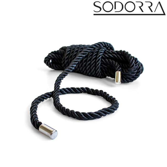 SODORRA - Shibari Bondagetouw - Zwart-Erotiekvoordeel.nl
