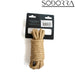 SODORRA - Hemp Shibari Bondagetouw - Naturel - 5 meter-Erotiekvoordeel.nl