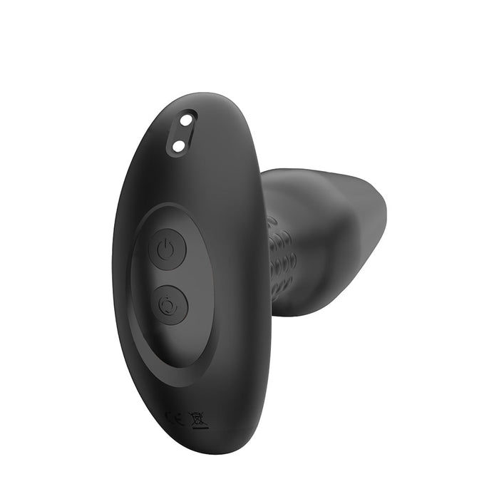 Brutus - RIMMER - Vibrerende Buttplug met Rimming Kralen - App Control - Zwart-Erotiekvoordeel.nl