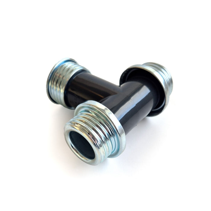 Gasmaster - Gas Mask Hose T-Splitter M-F-M-Erotiekvoordeel.nl