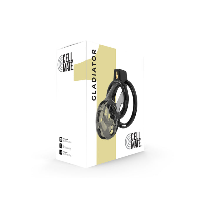 Cellmate - Gladiator - Flexibele Kuisheidskooi - Peniskooi - Met Verwijderbare Kathether Plug - Maat 1-Erotiekvoordeel.nl