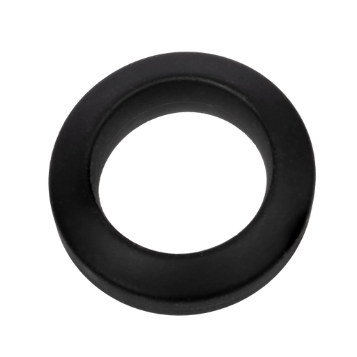 Rimba Bondage Play – Siliconen Cockring – Zwart - Verkrijgbaar in verschillende maten-Erotiekvoordeel.nl