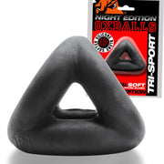 Oxballs - Tri-Sport - Night Edition - Cocksling - Mat Zwart-Erotiekvoordeel.nl