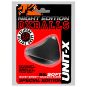 Oxballs - Unit-X Cocksling - Night Edition - Siliconen/TPR - Zwart-Erotiekvoordeel.nl