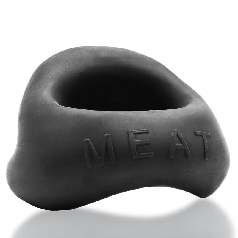 Oxballs - Meat Cockring - Night Edition - Siliconen/TPR - Zwart-Erotiekvoordeel.nl