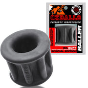 Sport Fucker - Baller - Cockring en Ballstretcher - Night Edition - Siliconen/TPR - Zwart-Erotiekvoordeel.nl