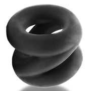 Oxballs - Z-Balls Ballstretcher - Night Edition - Siliconen/TPR - Zwart-Erotiekvoordeel.nl