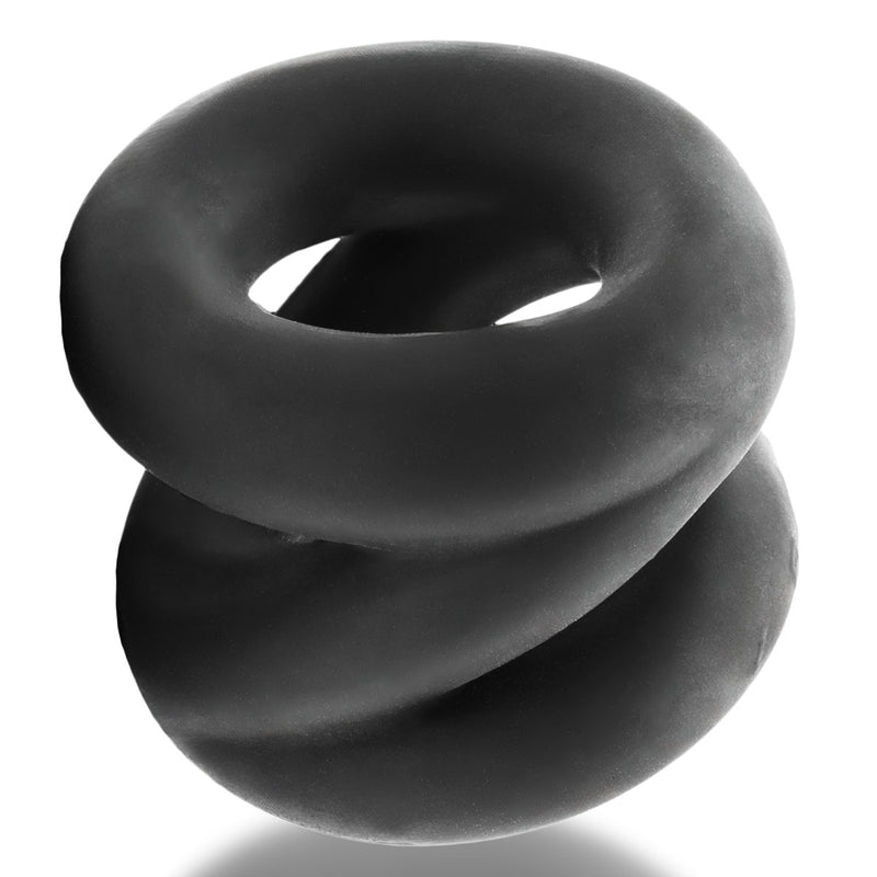 Oxballs - Z-Balls Ballstretcher - Night Edition - Siliconen/TPR - Zwart-Erotiekvoordeel.nl