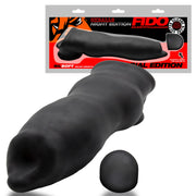 Oxballs - Fido - Puppy Play Penis Sleeve - Night Edition - Siliconen/TPR- Zwart-Erotiekvoordeel.nl