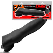 Oxballs - Fido - Puppy Play Penis Sleeve - Night Edition - Siliconen/TPR- Zwart-Erotiekvoordeel.nl