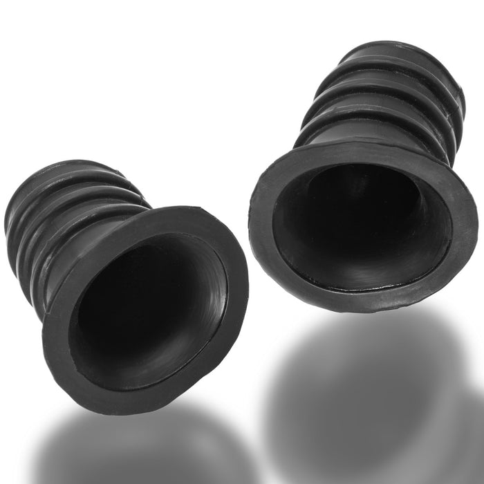 Oxballs - Ribnips - Tepelzuigers - Night Edition - Siliconen/TPR - Zwart-Erotiekvoordeel.nl