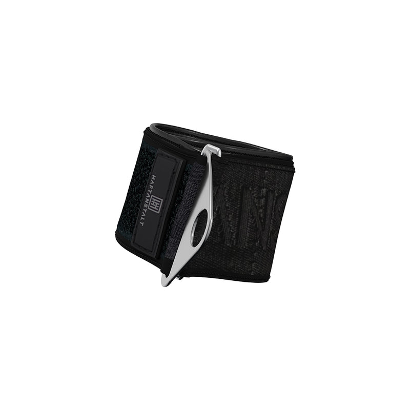 Haftanstalt - Verstelbare Neopreen Handboeien Set met Metalen Gesp - Zwart-Erotiekvoordeel.nl