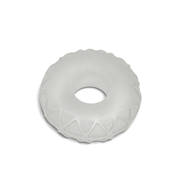 BRUTUS ICE - Silasoft Fat Donut Cockring - Transparant-Erotiekvoordeel.nl