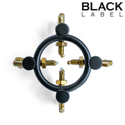 Black Label - 4-Way Urethrale Stretcher - Zwart/Goud-Erotiekvoordeel.nl
