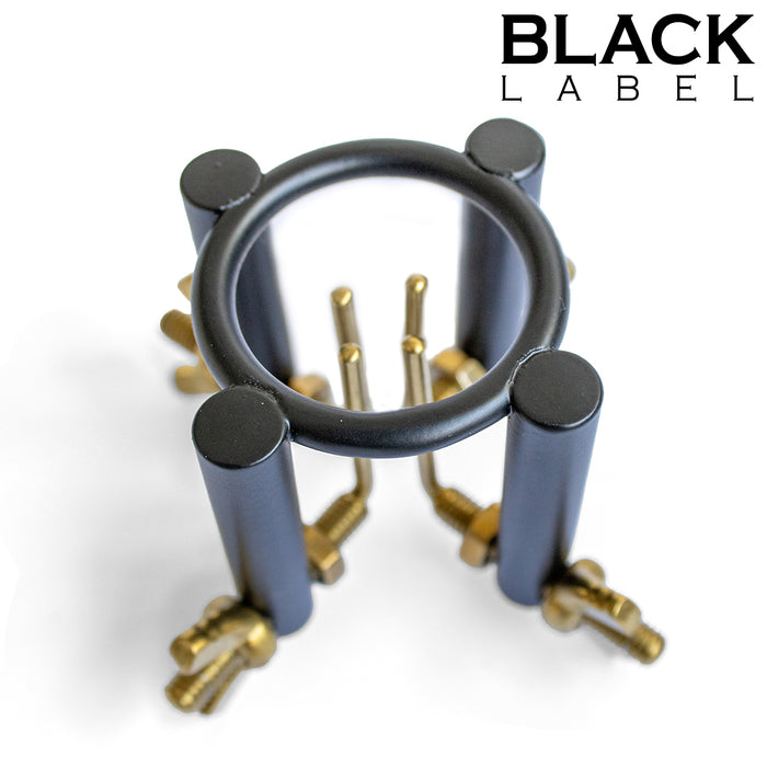 Black Label - 4-Way Urethrale Stretcher - Zwart/Goud-Erotiekvoordeel.nl