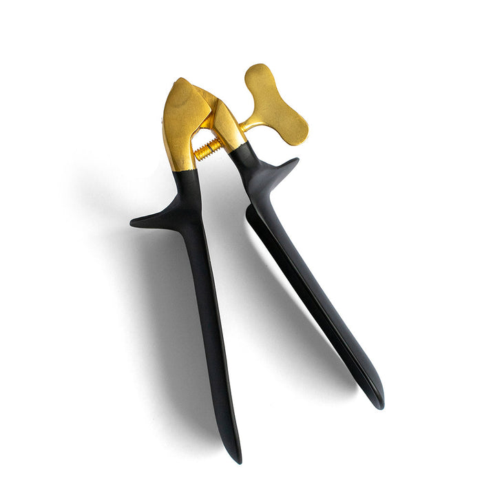 Black Label - Collin Speculum - Zwart/Goud-Erotiekvoordeel.nl