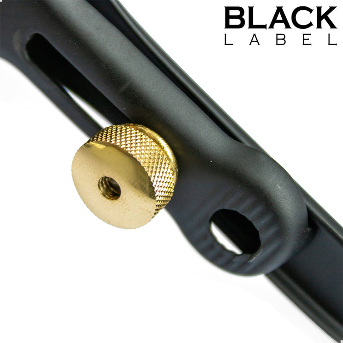 Black Label - Cusco Speculum met glijmiddel-tube - Zwart/Goud-Erotiekvoordeel.nl