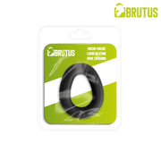 Brutus - Mucho Macho - Superzachte Siliconen Ergo Cockring - Zwart-Erotiekvoordeel.nl