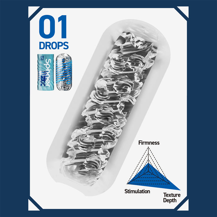 Tenga - Spinner DX01 Drops - Masturbator-Erotiekvoordeel.nl