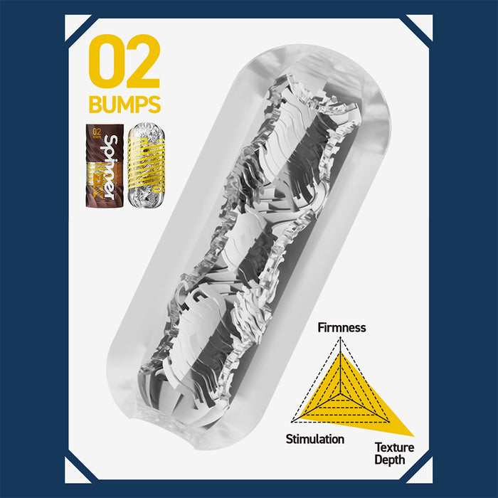 Tenga - Spinner DX02 Bumps - Masturbator-Erotiekvoordeel.nl