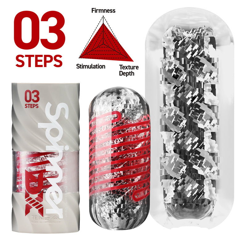 Tenga - Spinner DX03 Steps - Masturbator-Erotiekvoordeel.nl