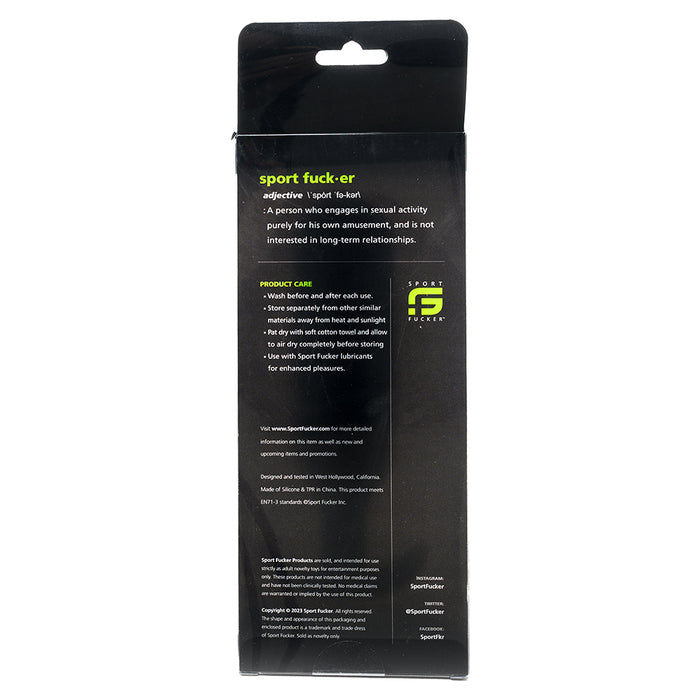 Sport Fucker - Next Level Trainer Plug - Buttplug - Siliconen - Zwart-Erotiekvoordeel.nl