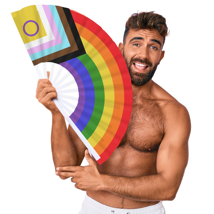 M Proud - Grote Waaier - LGBTQIA PRIDE Rainbow-Erotiekvoordeel.nl