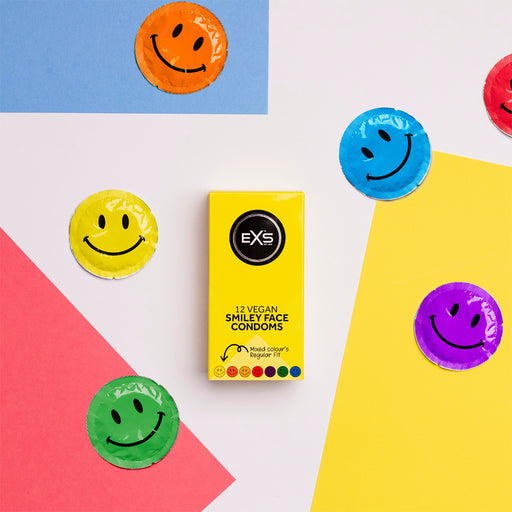 EXS Smiley Condooms-Erotiekvoordeel.nl