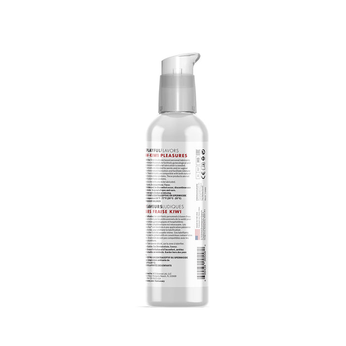 Swiss Navy - 4 in 1 Playful Flavors - Likbaar en Verwarmend Glijmiddel en Massage - Strawberry Kiwi Pleasure-Erotiekvoordeel.nl