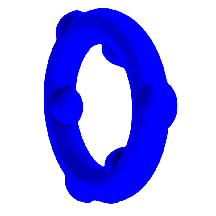 Oxballs - Spinner - Siliconen Cockring - Blauw-Erotiekvoordeel.nl