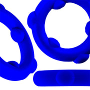 Oxballs - Spinner - Siliconen Cockring - Blauw-Erotiekvoordeel.nl