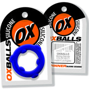 Oxballs - Spinner - Siliconen Cockring - Blauw-Erotiekvoordeel.nl